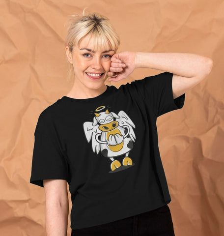 Angelic Cow Women's Boxy Tee