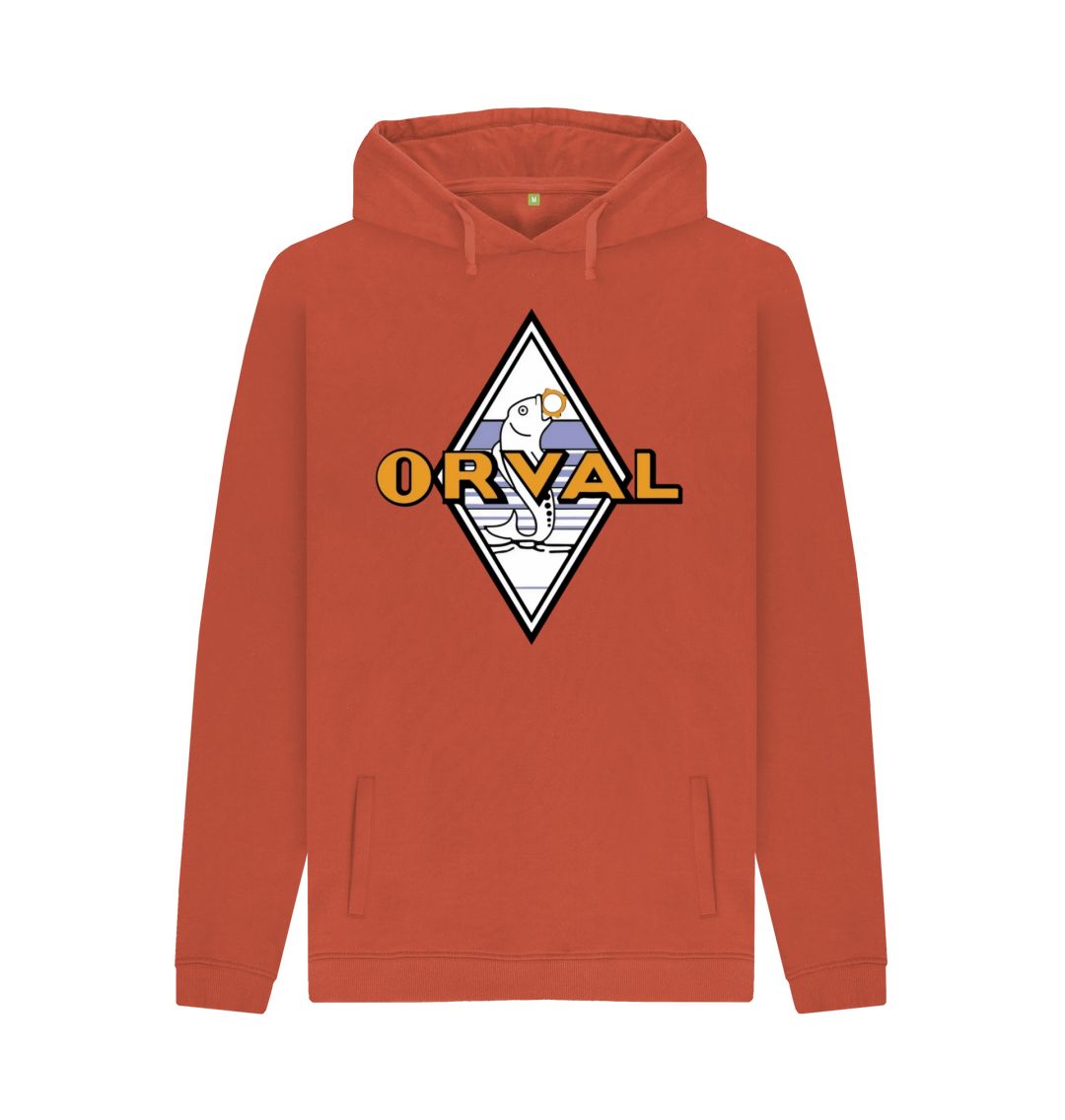Rust Orval Men's Pullover Hoodie