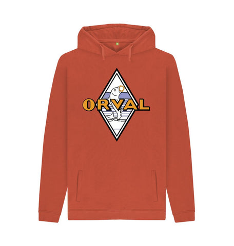 Rust Orval Men's Pullover Hoodie
