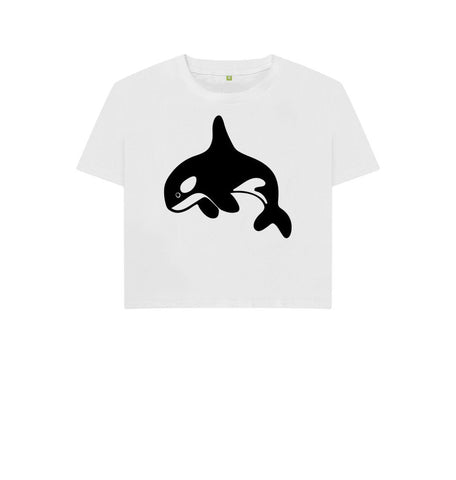 White Orca Women's Boxy Tee