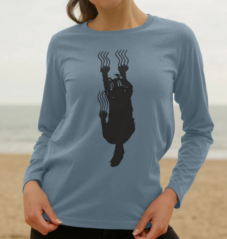 Hang In There Cat Women's Long Sleeve T-Shirt