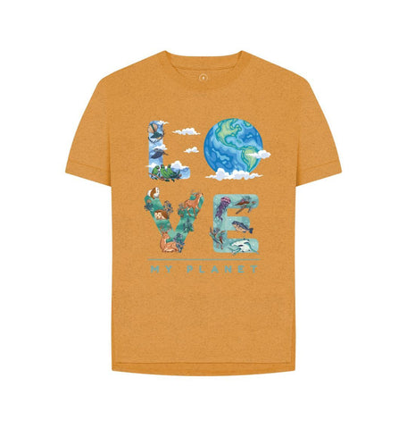 Amber Love My Planet Women's Remill Relaxed Fit T-Shirt