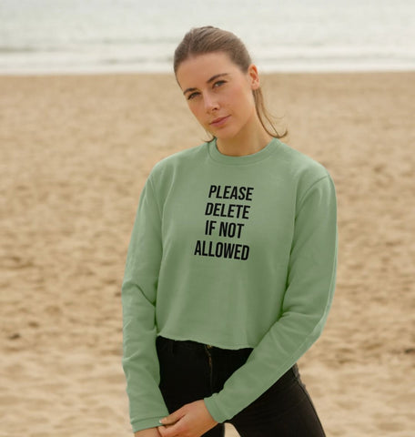 Please Delete Women's Boxy Jumper