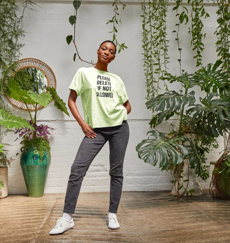 Please Delete Women's Relaxed Fit Tee