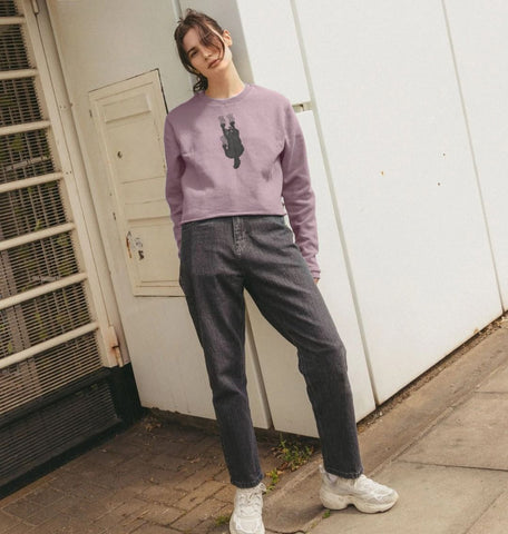 Hang In There Cat Women's Boxy Jumper