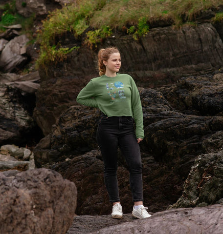 Love My Planet Women's Boxy Jumper