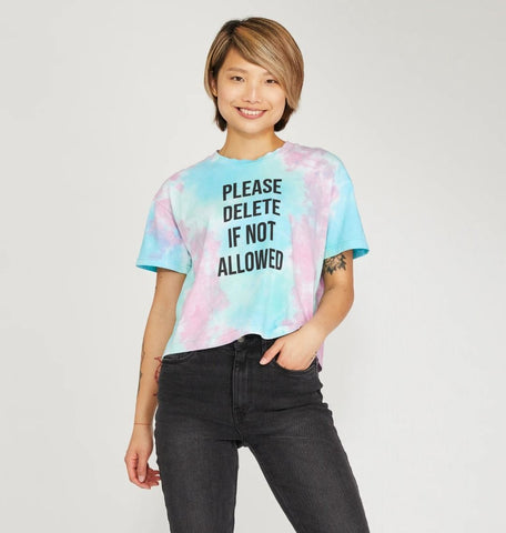 Please Delete Women's Boxy Tee