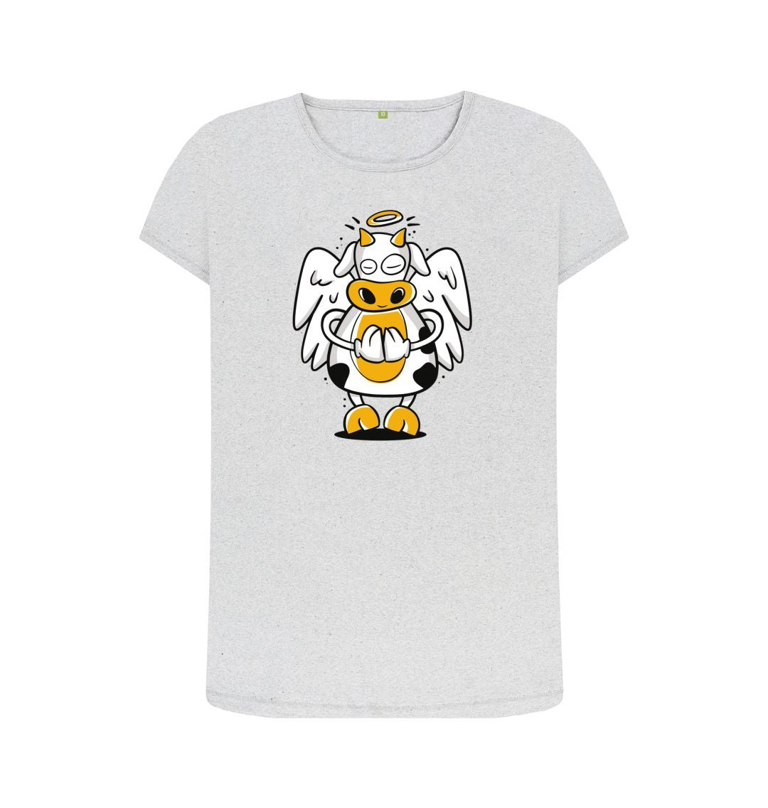 Grey Angelic Cow Women's Remill T-Shirt
