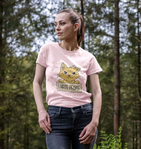 I Hate People Women's Crew Neck T-Shirt
