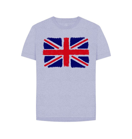 Lavender Union Jack Women's Remill Relaxed Fit T-Shirt