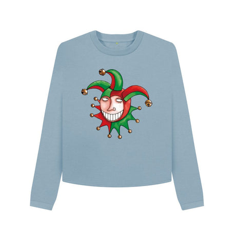 Stone Blue Brugse Zot Women's Boxy Jumper