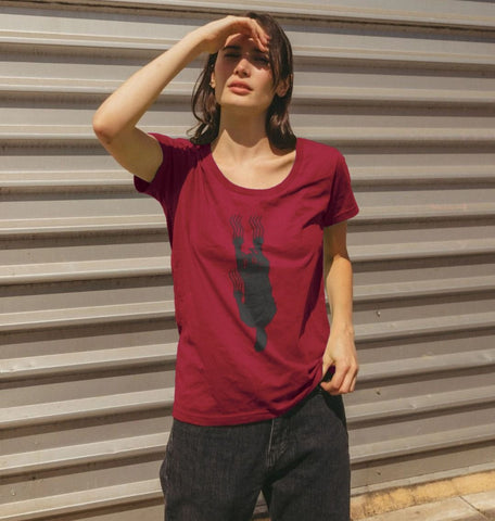 Hang In There Cat Women's Scoop Neck T-Shirt