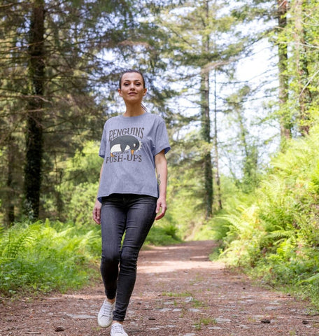 Penguins Hate Push-Ups Women's Remill Relaxed Fit T-Shirt