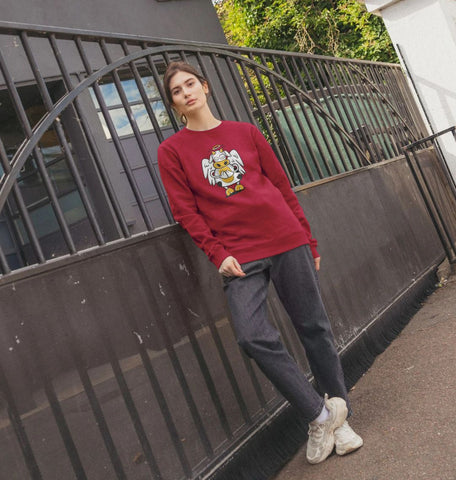 Angelic Cow Women's Crewneck Sweater