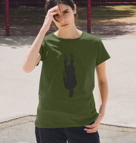 Hang In There Cat Women's Crew Neck T-Shirt